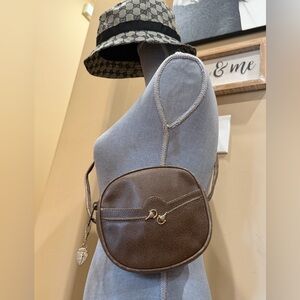 Gucci Brown Leather 1955 Horsebit Vintage Crossbody Bag